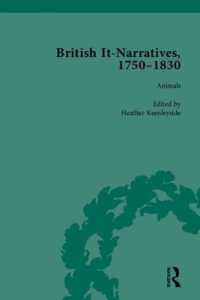 モノ語り：1750-1830年イギリス（全４巻）<br>British It-Narratives, 1750-1830