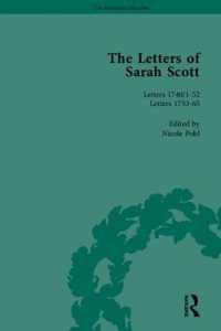 サラ・スコット書簡集（全２巻）<br>The Letters of Sarah Scott (The Pickering Masters)