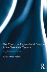 The Church of England and Divorce in the Twentieth Century : Legalism and Grace