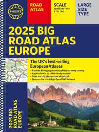 2025 Philip's Big Road Atlas of Europe : (A3 Spiral Binding) (Philip's Road Atlases) （Spiral）