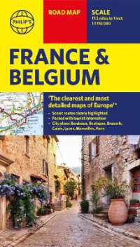 Philip's Road Map France and Belgium (Philip's Sheet Maps)