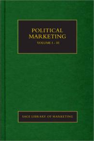 政治マーケティング（全３巻）<br>Political Marketing (Sage Library in Marketing)
