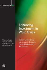 Enhancing Investment in West Africa : The Role of Investment Instruments in Economic Partnership Agreement Negotiations (Commonwealth Economic Paper Series)