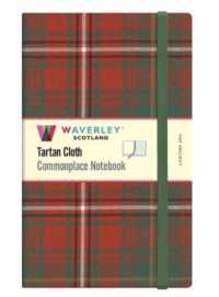 Waverley Tartan Commonplace Hay Ancient Large (21 X 13CM) Notebook (Waverley Scotland Tartan Cloth Commonplace Notebook/journal)