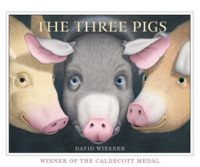 デ－ヴィド・ウィ－ズナ－作『３びきのぶたたち』（原書）<br>The Three Pigs