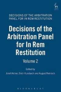 Decisions of the Arbitration Panel for in Rem Restitution, Volume 2 (Decisions of the Arbitration Panel for in Rem Restitution)