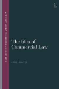 Idea of Commercial Law -- Hardback