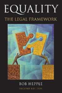 2010年英国平等法の新たな枠組（第２版）<br>Equality : The Legal Framework （2ND）