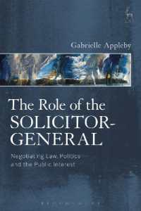The Role of the Solicitor-General : Negotiating Law, Politics and the Public Interest