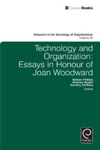 テクノロジーと組織（Ｊ．ウッドワード記念論文集）<br>Technology and Organization : Essays in Honour of Joan Woodward (Research in the Sociology of Organizations)