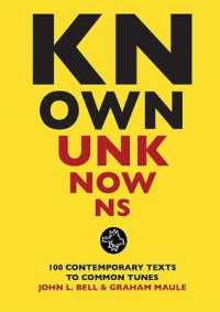 Known Unknowns : 100 contemporary texts to common tunes