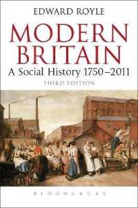 近代イギリス社会史1750-2011年（第３版）<br>Modern Britain Third Edition : A Social History 1750-2011 （3RD）