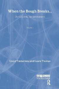 When the Bough Breaks... : Our children, our environment (Environmentalism and Politics Set)
