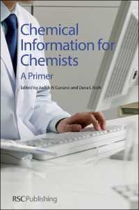 化学者のための化学情報入門<br>Chemical Information for Chemists : A Primer
