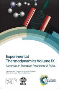 Experimental Thermodynamics Volume IX : Advances in Transport Properties of Fluids