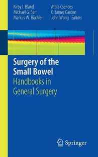 小腸外科ハンドブック<br>Surgery of the Small Bowel : Handbooks in General Surgery