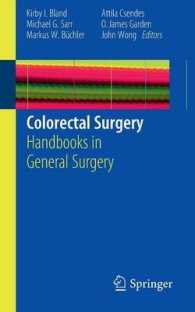 結腸直腸外科ハンドブック<br>Colorectal Surgery : Handbooks in General Surgery