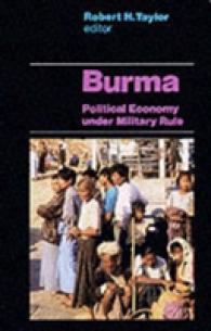 Burma : Political Economy under Military Rule