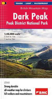 Dark Peak British Mountain Map : Peak District National Park (British Mountain Map)