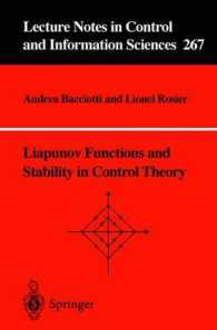 Liapunov Functions and Stability in Control Theory (Lecture Notes in Control and Information Sciences)