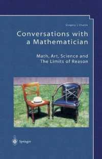 『セクシ－な数学ー ゲ－デルから芸術・科学まで』（原書）<br>Conversations with a Mathematician : Math, Art, Science and The Limits of Reason （1st ed. 2nd printing, 2002）