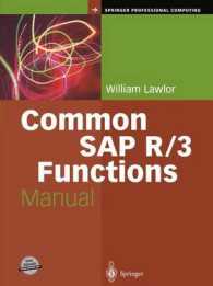 Common SAP R/3 Functions Manual, w. CD-ROM (Springer Professional Computing) （2003. 315 p）