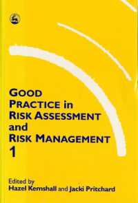 Good Practice in Risk Assessment and Management 1 (Good Practice in Health, Social Care and Criminal Justice)