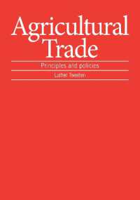 Agricultural Trade : Principles and policies