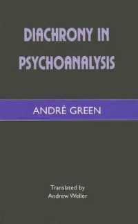 Diachrony in Psychoanalysis -- Paperback / softback