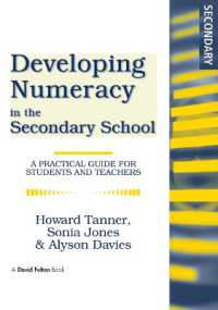 Developing Numeracy in the Secondary School : A Practical Guide for Students and Teachers