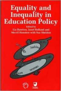 Equality and Inequality in Education Policy : A Reader (Gender Isues in Education : Equality and Difference)
