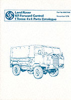 Land Rover 101 1 Tonne Parts Catalog (Official Parts Catalogue)