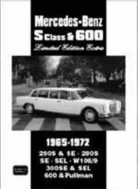 Mercedes-Benz S Class and 600 Limited Edition Extra 1965-1972