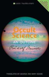 Occult Science : An Outline