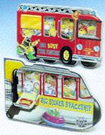 Big Busy Fire Engine (Window Board Book S.) （Board Book）