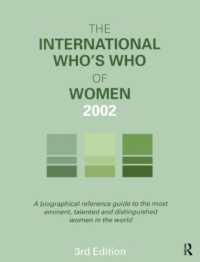 The International Who's Who of Women 2002 (International Who's Who of Women) （3RD）