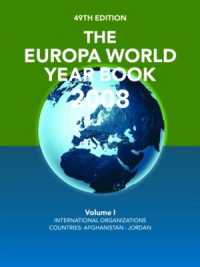 The Europa World Year Book 2008 Volume 1 （49TH）