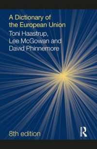 A Dictionary of the European Union （8TH）