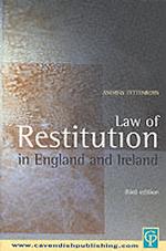 英国・アイルランドの不当利得法（第３版）<br>The Law of Restitution in England and Ireland （3TH）