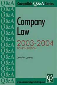 Company Law (Cavendish Q&a Series) （4TH）