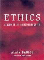 バディウ著／悪の理解について<br>Ethics : An Essay on the Understanding of Evil (Wo Es War)