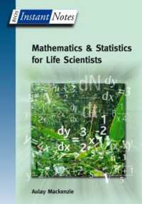 BIOS Instant Notes in Mathematics and Statistics for Life Scientists (Instant Notes)