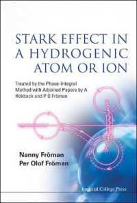 Stark Effect in a Hydrogenic Atom or Ion: Treated by the Phase-integral Method with Adjoined Papers by a Hokback and P O Froman