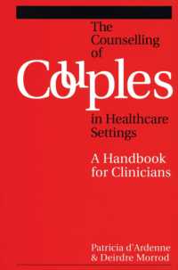 The Counselling of Couples in Healthcare Settings : A Handbook for Clinicians