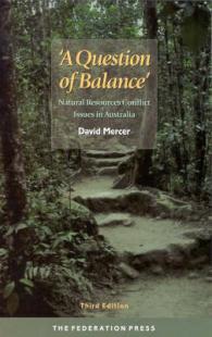 'a Question of Balance' -- Paperback / softback