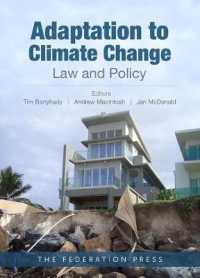 Adaptation to Climate Change : Law and Policy