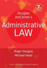 Douglas and Jones's Administrative Law （7TH）