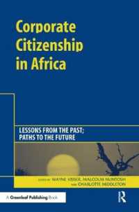 Corporate Citizenship in Africa : Lessons from the Past; Paths to the Future