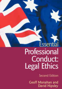Essential Professional Conduct : Legal Ethics （2ND）