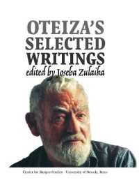 Oteiza's Selected Writings (Occasional Papers)